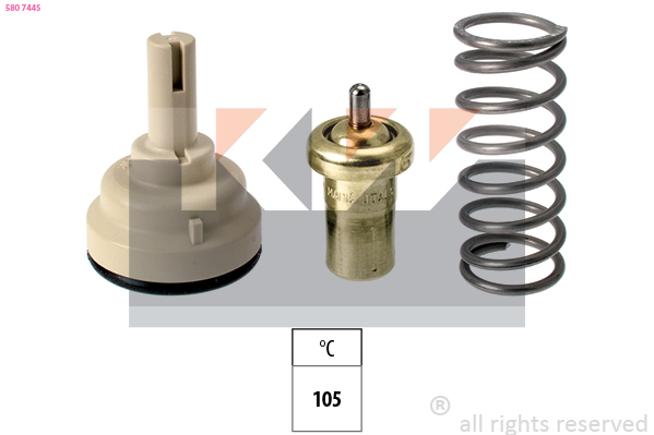 KW Termosztát+tömítés 580744S_KW